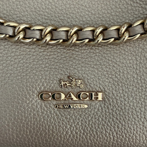 Coach Metallic Taupe Leather Purse - Picture 2 of 5